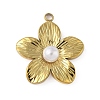 Plastic Imitation Pearl Pendants STAS-P408-11G-1