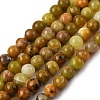 Natural Green Opal Beads Strands G-K245-A17-A02-01-1