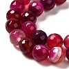 Natural Striped Agate/Banded Agate Beads Strands G-A246-8mm-13-7