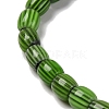 Handmade Lampwork Chevron Beads Strands LAMP-K041-01A-12-4