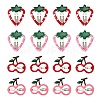 24Pcs 4 Style Iron Snap Hair Clips PHAR-LS0001-02-2
