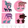 DIY Animal Theme Keychain Making Kits DIY-OC0001-52-1
