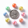 Opaque Acrylic Beads MACR-S370-D10mm-M1-3