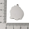 Non-Tarnish 304 Stainless Steel Pendants STAS-C095-13P-3