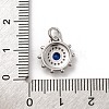 Brass Micro Pave Cubic Zirconia Charms KK-U033-22P-02-3