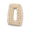 Handmade Reed Cane/Rattan Woven Linking Rings X-WOVE-Q075-19-2