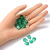 Autumn Theme Two-Tone Transparent Glass Charms GLAA-YW0001-53E-4
