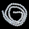 Imitation Jade Electroplate Glass Beads Strands GLAA-F029-J4mm-A05-2