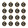 Golden Plated Alloy Charms LS-X-ENAM-S118-02C-2