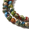 Dyed Natural Imperial Jasper Beads Strands G-Q161-A02-01-3