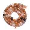 Natural Sunstone Beads Strands G-K310-C08-6mm-5