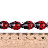Handmade Lampwork Bumpy Beads Strands LAMP-N028-07-4