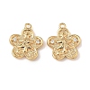 Christmas Brass Micro Pave Clear Cubic Zirconia Pendants KK-A280-03G-G-1