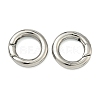 Tarnish Resistant Ring Smooth 304 Stainless Steel Spring Gate Rings STAS-E073-06-A-1