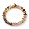 Natural Mixed Gemstone Pendants PALLOY-JF00590-2
