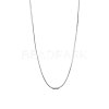 SHEGRACE Rhodium Plated 925 Sterling Silver Snake Chain Necklaces JN734A-1