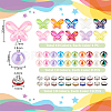 DIY Beadable Pen Butterfly Beads Findings Kits DIY-PH0023-87-2