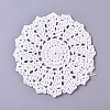 Woven Crochet Coasters Table Mats X-DIY-WH0157-16-1