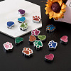 Craftdady Alloy Enamel Slider Charms and Large Hole Beads ENAM-CD0001-07-3