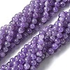 Natural Amethyst Beads Strands X-G-M445-8MM-01A-2