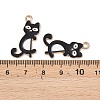 Alloy Enamel Pendants ENAM-K082-01A-KCG-3
