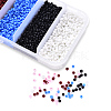 6000Pcs 5 Colors Glass Seed Beads SEED-YW0001-15A-4