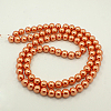 Glass Pearl Beads Strands X-HY-3D-B36-2