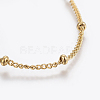 304 Stainless Steel Anklets X-AJEW-H013-04G-2