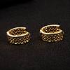 Real 18K Gold Plated Brass Hollow Hoop Earrings EJEW-EE0002-003-3