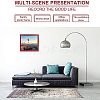 Wood Picture Frame DIY-WH0162-11C-8