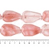 Cherry Quartz Glass Beads Strands G-P548-B22-01-4