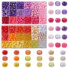 1620Pcs 36 Style Transparent & Opaque Plastic Beads KY-YW0001-42-1