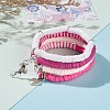 4Pcs 4 Styles Polymer Clay Heishi Beads Stretch Bracelets Sets BJEW-JB05904-5