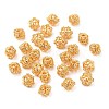 Brass Micro Pave Clear Cubic Zirconia Beads KK-I705-16G-3