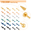 24Pcs 12 Style 303 Stainless Steel Cartilage Earrings EJEW-FI0002-49-3