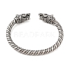 Viking 304 Stainless Steel Open Cuff Bangles for Men BJEW-U001-07B-G-3