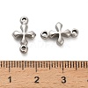 304 Stainless Steel Connector Charms STAS-B111-10P-3