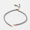 Nylon Twisted Cord Bracelet Making MAK-K007-G-2