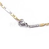 304 Stainless Steel Mariner Link Chain Necklaces NJEW-F261-15GP-2