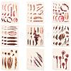 27Pcs Removable Scar Temporary Tattoos DIY-SP0005-66B-1