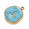 304 Stainless Steel Enamel Pendants STAS-K311-08A-01-2