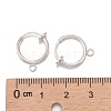 925 Sterling Silver Clip-on Earring Findings X-STER-I017-091S-5