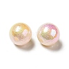 UV Plating Iridescent ABS Plastic Beads SACR-A001-05A-4