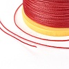 Round Waxed Polyester Cord YC-E004-0.65mm-N601-3