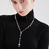 DIY Rosary Bead Jewelry Making Finding Kits DIY-SC0031-64-6