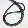 Electroplate Non-magnetic Synthetic Hematite Beads Strands G-J170A-3x3mm-03-2
