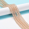 Transparent Glass Beads Strands EGLA-A034-T8mm-MD20-2