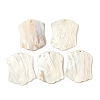 Natural Freshwater Shell Pendants SHEL-K006-55-1