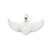 Alloy Pendant Cabochon Settings PALLOY-S107-002P-RS-2