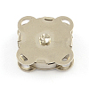 Iron Purse Snap Clasps IFIN-R203-69P-3